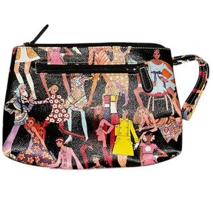 Sydney Love Black Multicolor Clutch Wristlet